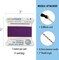 Griffin Nylon Bead Cord Perlseide – Size 8 (0.80mm) – 2 Meters per Card – Stainless Steel Needle Attached – for Knotting Pearls, Gemstones, Crystals and Beads